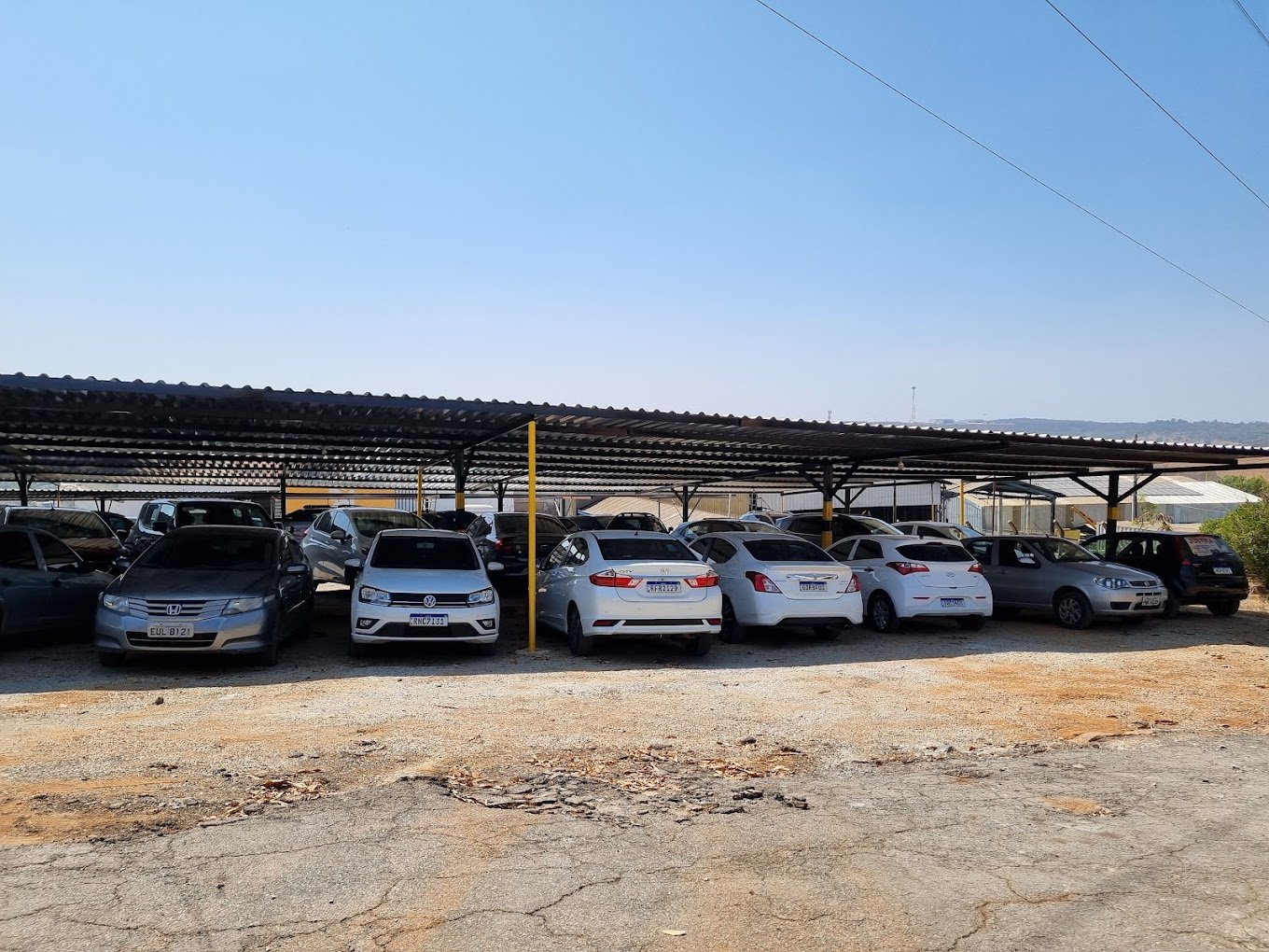 Imagem do estacionamento